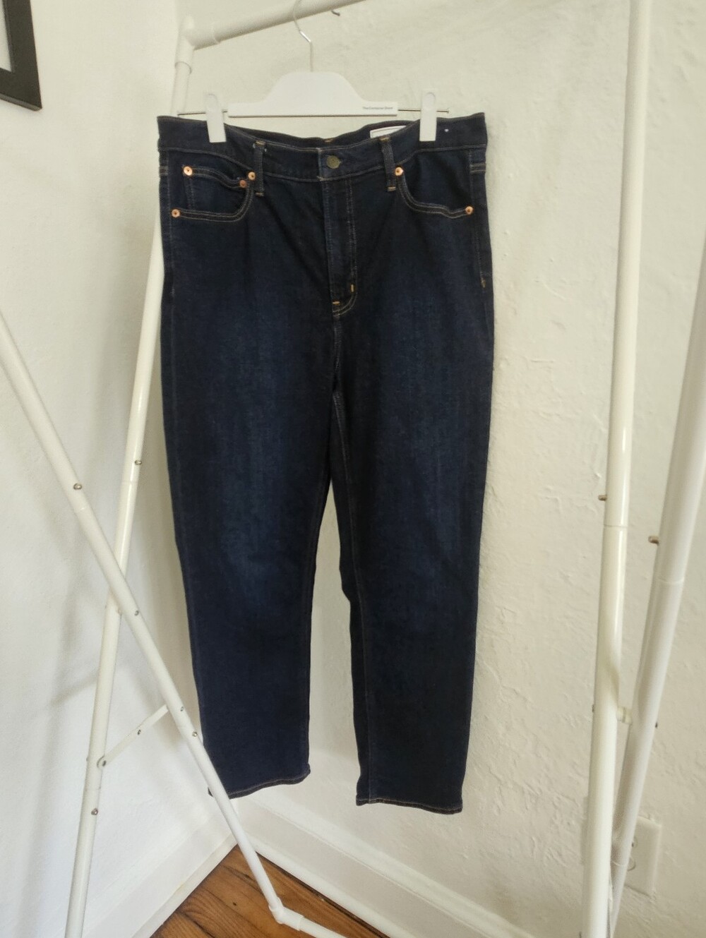 Gap Womens Vintage Slim Dark Bluehigh Rise Denim Jeans